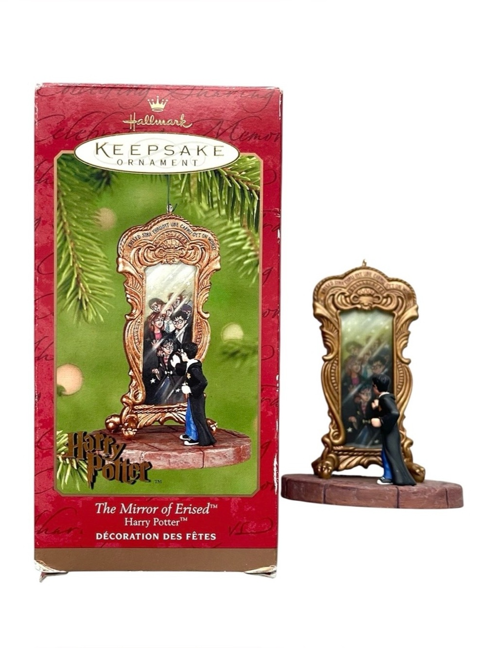 HALLMARK KEEPSAKE 2001 Harry Potter The Mirror of Erised Christmas Ornament VTG